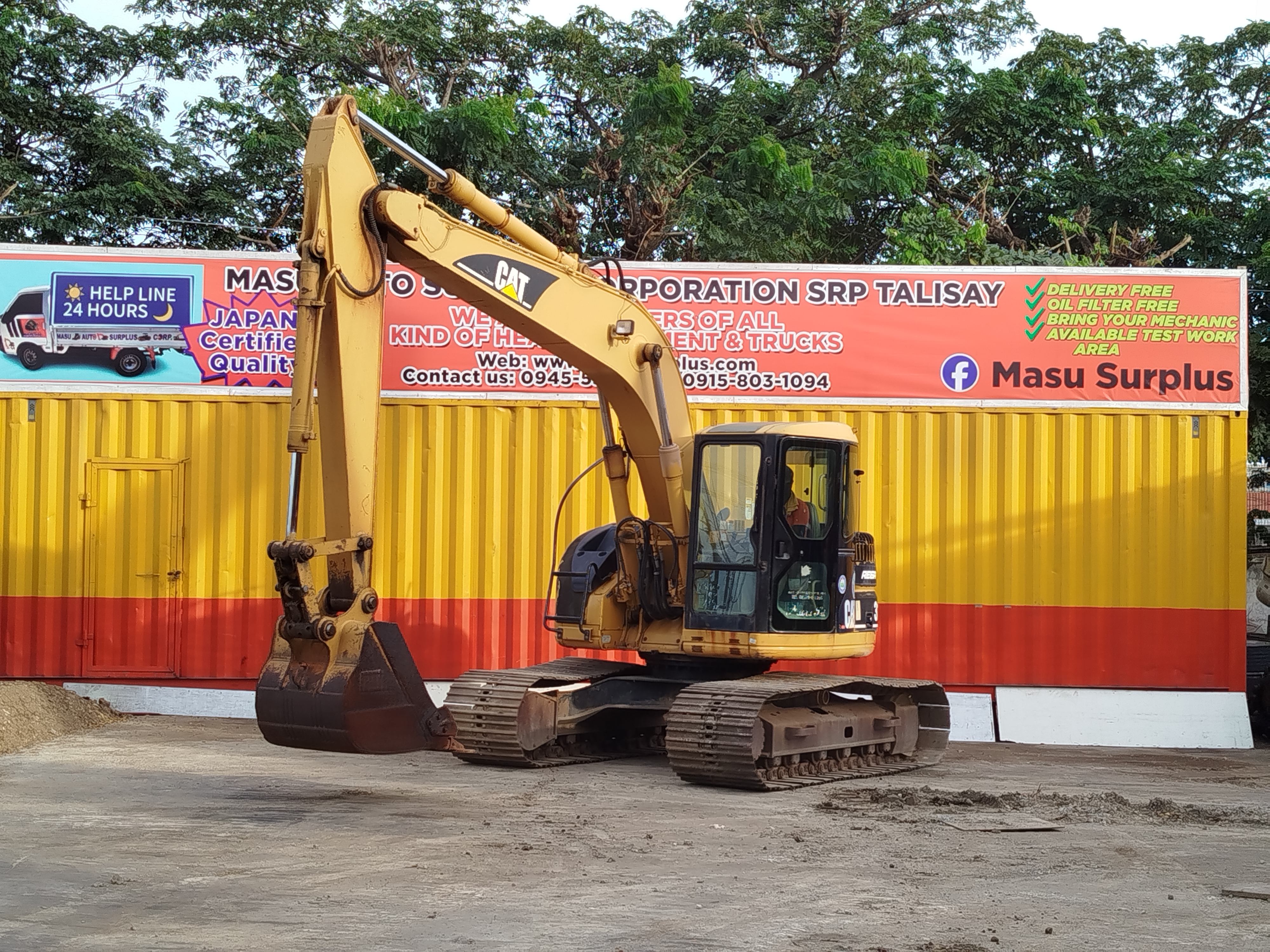 Excavator CAT313B CR image 2