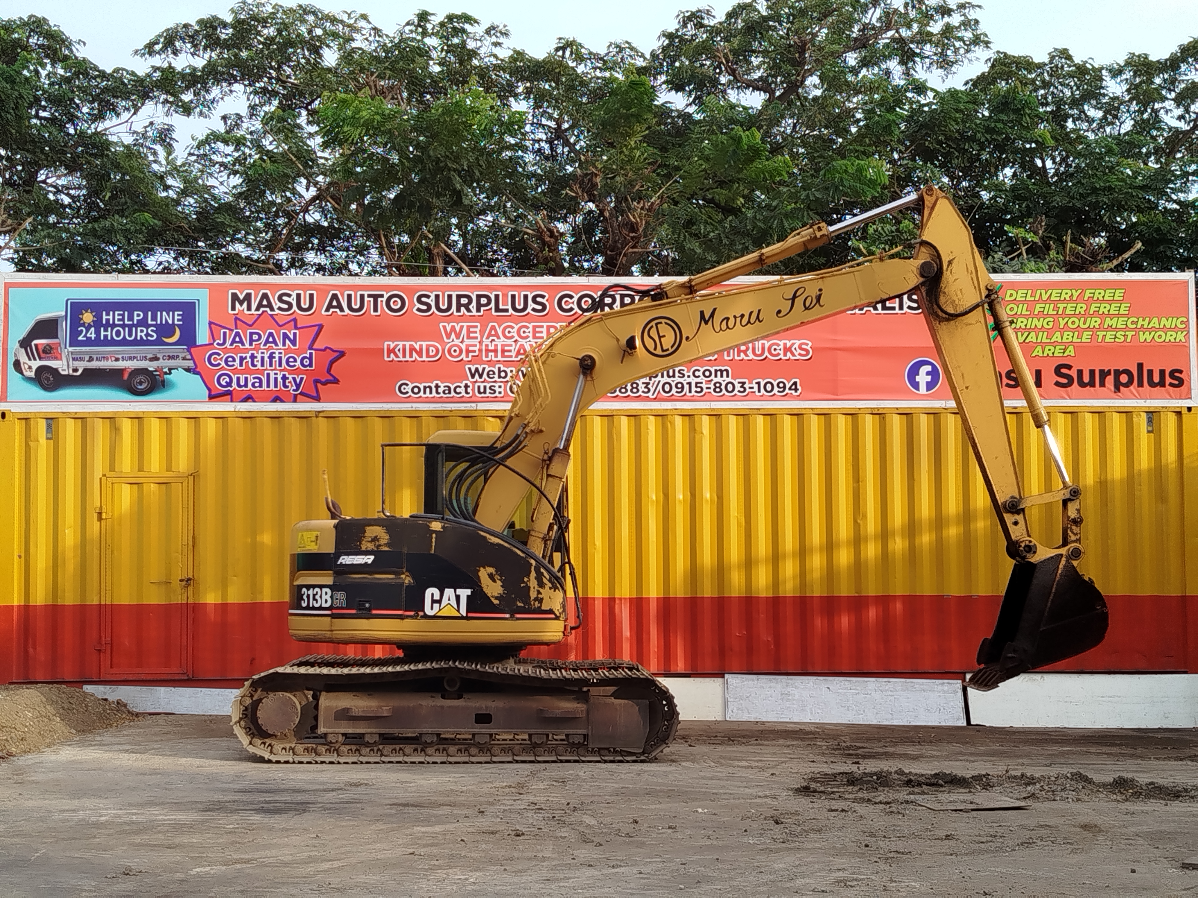 Excavator CAT313B CR image 3