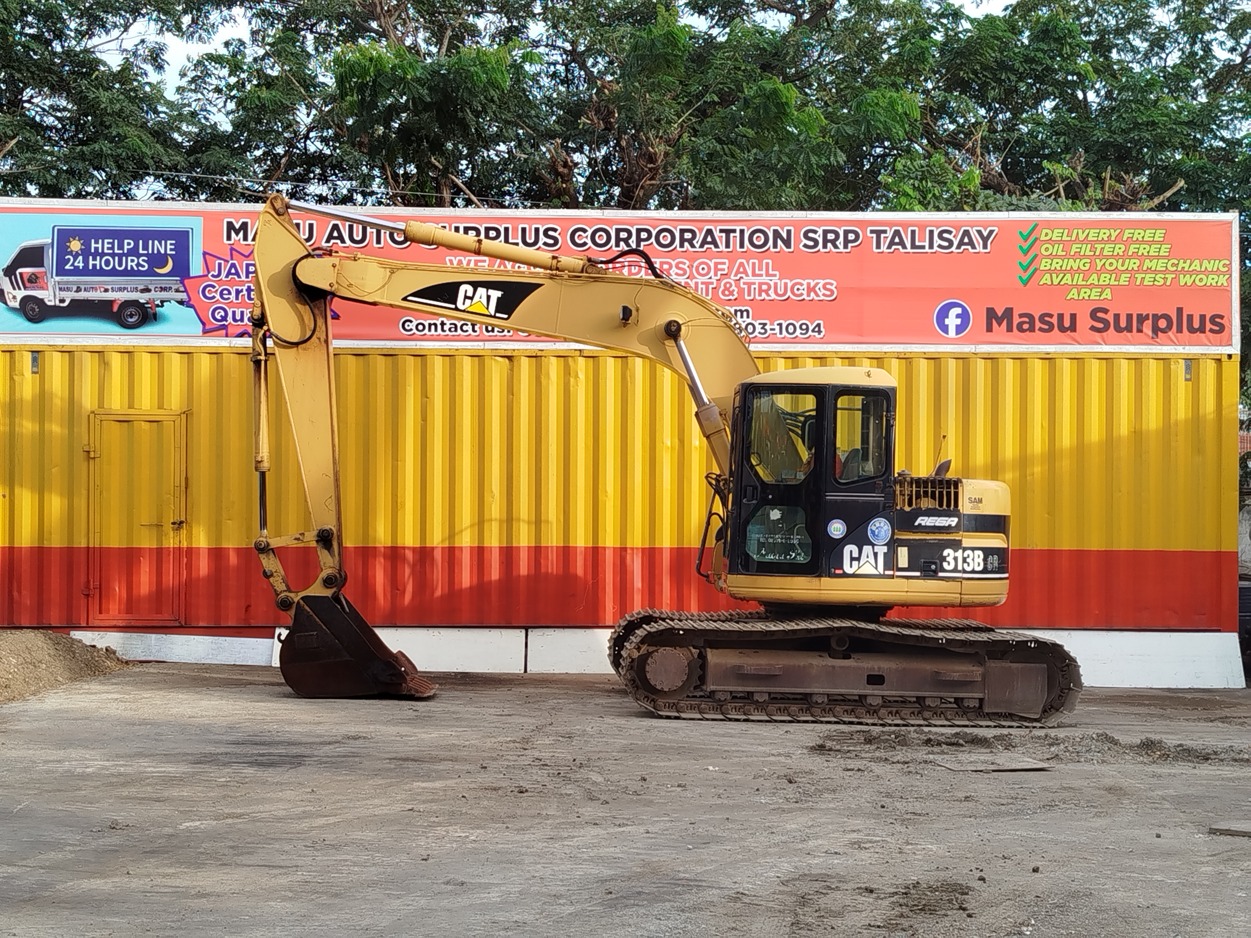 Excavator CAT313B CR image 4